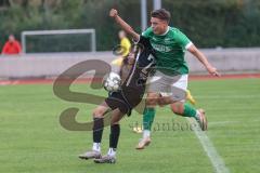 Bezirksliga - Saison 2024/25 -  Eron Dervisi Fatih - (Nr.27 - FC Fatih) - Armin Bortenschlager (Nr.18 - FC Gerolfing) - Foto: Meyer Jürgen