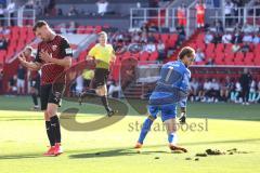 3. Liga; FC Ingolstadt 04 - TSV 1860 München; Torchance verpasst Jannik Mause (7, FCI) Torwart Hiller Marco (1 TSV)