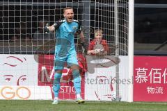 3. Liga; FC Viktoria Köln - FC Ingolstadt 04; Torwart Marius Funk (1, FCI) schreit