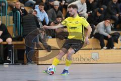 Lotto Bayern Hallencup - Saison 2024/25 - SV Manching - FC Hitzhofen/Oberzell- Christoph Thomas gelb Hitzhofen  - Foto: Meyer Jürgen