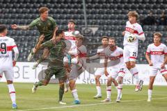 3. Liga; VfB Stuttgart 2 - FC Ingolstadt 04; Torchance verpasstSebastian Grönning (11, FCI) Lukas Fröde (34, FCI) Reichardt Leon (20 VFB) Nothnagel Dominik (29 VFB) Schumann Frederik (3 VFB)