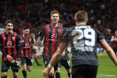 3. Liga; FC Ingolstadt 04 - VfL Osnabrück; Tor Jubel Treffer Sebastian Grönning (11, FCI) Deniz Zeitler (38, FCI) David Kopacz (29, FCI)