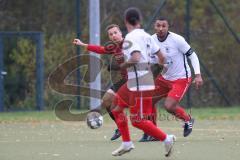 Bezirksliga - Saison 2024/25 - FC Fatih Ingolstadt - SpVgg Kammerberg - David Meier (Nr.14 - FC Fatih) - Maximilian Schaar rot Kammerberg - Foto: Meyer Jürgen