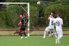 Kreisklasse - Saison 2024/25- TSV Gaimersheim II - Türkisch SV Ingolstadt-  - Isa Gashi Torwart Türk SV - Simon Gelbmann weiss Gaimersheim - Foto: Meyer Jürgen