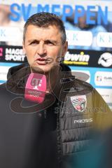 3. Liga; SV Meppen - FC Ingolstadt 04; Interview Cheftrainer Michael Köllner (FCI)
