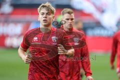 3. Liga; FC Ingolstadt 04 - 1. FC Saarbrücken; vor dem Spiel Max Plath (14 FCI)