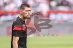 3. Liga; Energie Cottbus - FC Ingolstadt 04; vor dem Spiel Mladen Cvjetinovic (19, FCI)