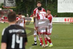 Kreisklasse - Saison 2024/25- Türk SV Ingolstadt - SV Stammham-  -  Der 0:2 Führungstreffer durch - Enis Kuqanaj weiss Türkisch per Fallrückzieher - jubel  - Foto: Meyer Jürgen