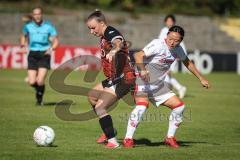 DFB—Pokal 1. Hauptrunde -  Saison 2026/27  - FC Ingolstadt 04 Frauen - 1. FSV Mainz 05 - Jenny Beyer (Nr.8 - FCI Frauen) - Takizawa Rio weiss Mainz - Foto: Meyer Jürgen