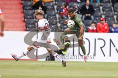 3. Liga; VfB Stuttgart 2 - FC Ingolstadt 04; Marcel Costly (22, FCI) Reichardt Leon (20 VFB)