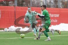 AUDI - Schanzer Amateurcup - Finale -  2026  - SV Hundszell - SV Denkendorf - Gabriel Hägel TW Hundszell - Luca Kammerer weiss Hundszell - Jonas Löffler grün Denkendorf - Foto: Meyer Jürgen