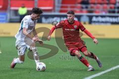 3. Liga; FC Ingolstadt 04 - TSG Hoffenheim II; Erlein Luca (24 TSG) Gustav Christensen (24, FCI)