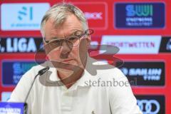 3. Liga; FC Ingolstadt 04 - Alemannia Aachen; Pressekonferenz Pressesprecher Jörg Jakob (FCI)