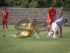 Bayernliga Nord - Saison 2026/27 - FC Ingolstadt 04 II - Jahn Regensburg II -  Der 2:0 Führungstreffer durch - Manuel Distl (Nr.9 - FCI II) - jubel - XXXXX - Foto: Meyer Jürgen