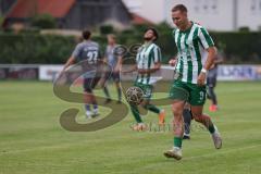 Landesliga - Saison 2025/26 - SV Manching - FC Stätzling - Fabian  Neumayer (Nr.9 - SV Manching) - XXXXX - Foto: Meyer Jürgen