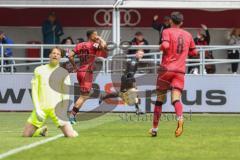 3. Liga; FC Ingolstadt 04 - SV Waldhof Mannheim; Tor Jubel Treffer 2:0 Marcel Costly (22, FCI) Torwart Nijhuis Thijmen (1 SVWM) Fredrik Carlsen (8, FCI)