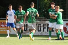 Bezirksliga - Saison 2024/25 - FC Gerolfing - TSV Rohrbach - Der 2:0 Führungstreffer durch Niklas Nissl (Nr.10 - FC Gerolfing) - jubel - Foto: Meyer Jürgen