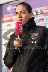 3. Liga; VfL Osnabrück - FC Ingolstadt 04; vor dem Spiel Cheftrainerin Sabrina Wittmann (FCI) Interview