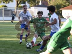 Landesliga - Saison 2026/27 - SV Manching - SC Olching - Dominik Juric (Nr.19 - SV Manching) - Schaffer Elias weiss Olching - Foto: Meyer Jürgen