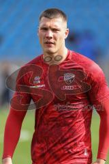 3. Liga; 1. FC Saarbrücken - FC Ingolstadt 04; vor dem Spiel Jonas Scholz (15, FCI)