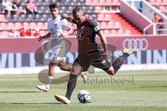 3. Liga; FC Ingolstadt 04 - Hallescher FC; Leon Guwara (6, FCI) Deniz Tunay (20 Halle)