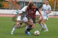 2. Frauen Bundesliga - Saison 2025/26- FC Ingolstadt 04 - VFL Wolfsburg - Anastasia Harting weiss Wolfsburg - Stefanie Reischmann (Nr.24 - FC Ingolstadt Frauen I) - Foto: Meyer Jürgen