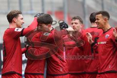 3. Liga - Saison 2025/26 - FC Ingolstadt 04 - VFB Stuttgard II - Simon Lorenz (Nr.32 - FCI) mit dem 1:0 Führungstreffer - jubel - XXXXX - Foto: Meyer Jürgen