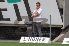 3. Liga; FC Viktoria Köln - FC Ingolstadt 04; Cheftrainer Michael Köllner (FCI) an der Seitenlinie, Spielerbank