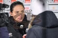 3. Liga; VfL Osnabrück - FC Ingolstadt 04; Interview nach Niederlage 1:0 Cheftrainerin Sabrina Wittmann (FCI)