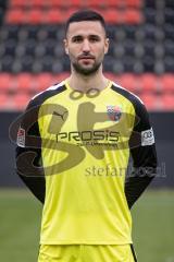 Torwart Dejan Stojanovic (39 FCI); FC Ingolstadt 04; 2.BL, Porträttermin 2021/2022