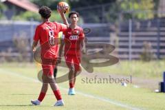 A - Junioren Bundesliga -  Saison 2023/2024 - FC Ingolstadt 04 - FSV Mainz 05 - Berkay Öztürk rot FCI - Foto: Meyer Jürgen