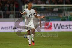 3.Liga - Saison 2023/2024 - Preußen Münster - FC Ingolstadt 04 - Marcel Costly (Nr.22 - FCI) unzufrieden -  - Foto: Meyer Jürgen