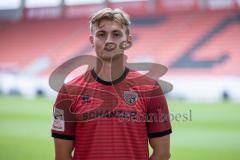 Jasper Maljojoki (23, FCI) ; FC Ingolstadt 04; 3.Liga,  Porträttermin 2025/2026; Headshot, Headshots, Porträt, Vorstellung, Präsentation, Pressetermin, Fußball, GER