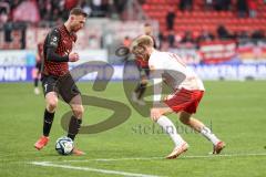 3. Liga; FC Ingolstadt 04 - 
Rot-Weiss Essen; Jannik Mause (7, FCI) Brumme Lucas (14 RWE)