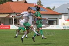 Bezirksliga - Saison 2024/25 - SV Manching - TSV Jetzendorf - Stefan Müller (Nr.7 - SV Manching) - Alexander Beiz weiss Jetzendorf - Foto: Meyer Jürgen