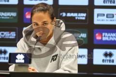 3. Liga; FC Ingolstadt 04 - 1. FC Schweinfurt 05; Pressekonferenz Interview Cheftrainerin Sabrina Wittmann (FCI)