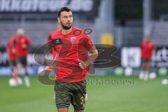 3. Liga; SV Sandhausen - FC Ingolstadt 04; vor dem Spiel Lukas Fröde (34, FCI)