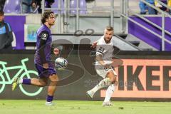 3. Liga; Erzgebirge Aue - FC Ingolstadt 04; Yannick Deichmann (20, FCI) Danhof Tim (2 Aue)