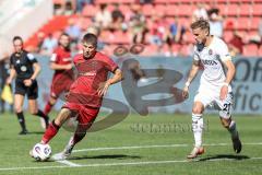 3. Liga; FC Ingolstadt 04 - SV Wehen Wiesbaden; Gustav Christensen (24, FCI) Wohlers Ole (21 SVWW)