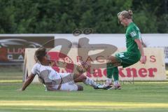 Testspiel - Saison 2025/26 - SV Manching - TSV Gaimersheim - Gabriel Weiß (Nr.32 - TSV Gaimersheim) - Nico Daffner (Nr.14 - SV Manching) - Foto: Meyer Jürgen