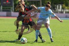 2. Bundesliga Frauen - Saison 2024/25 - FC Ingolstadt 04 Frauen - SG 99 Andernach - Stefanie Reischmann (Nr.24 - FCI Frauen) - Stöhr Leonie blau Andernach - Foto: Meyer Jürgen