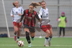 2. Bundesliga Frauen - Saison 2024/25 - FC Ingolstadt 04 Frauen - HSV - Ivana Slipcevic (Nr.8 - FCI Frauen) - Machtens Pauline weiss HSV - Foto: Meyer Jürgen