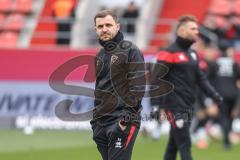 3. Liga; FC Ingolstadt 04 - VfB Stuttgart II; Co-Trainer Fabian Reichler (FCI)