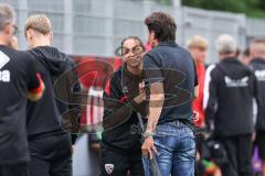 3. Liga; Testspiel; FC Ingolstadt 04 - 1. FC Heidenheim; Niederlage, 2:3 Cheftrainerin Sabrina Wittmann (FCI) und Sportdirektor Ivica Grlic  (FCI)
