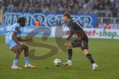 3. Liga; TSV 1860 München - FC Ingolstadt 04; Abiama Dickson (9 TSV) Benjamin Kanuric (8, FCI)