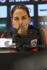 3. Liga; FC Ingolstadt 04 - TSG Hoffenheim II; Pressekonferenz Interview Cheftrainerin Sabrina Wittmann (FCI)