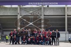 3. Liga; Erzgebirge Aue - FC Ingolstadt 04; Fans Inklusionsfahrt Gruppe