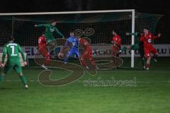 Landesliga - Saison 2024/25 - SV Manching - TSV Dachau - Pedro Da Silva Wiedl (Nr.18 - SV Manching) mit einer Torchance - Kriegel Valentin Torwart Dachau - Foto: Meyer Jürgen