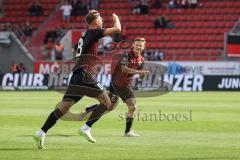 3. Liga; FC Ingolstadt 04 - SSV Ulm 1846; Tor Jubel Treffer Benjamin Kanuric (8, FCI) Moritz Seiffert (23, FCI)