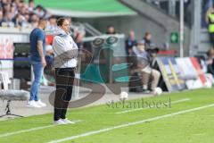 3. Liga; MSV Duisburg - FC Ingolstadt 04; Tor Ausgleich 1:1 durch Sussek Patrick (37 MSV), hängende Köpfe an der Seitenlinie, Spielerbank Cheftrainerin Sabrina Wittmann (FCI)